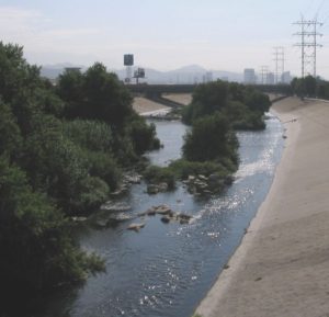 the Glendale Narrows Los Angeles River